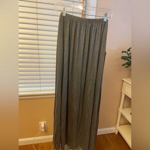 NWT, Three Bird Nest Charcoal Maxi Skirt,size m